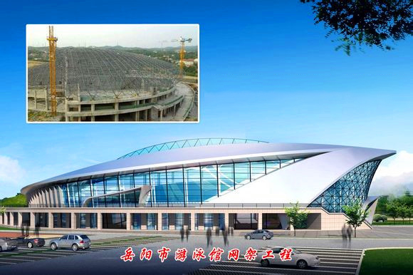 江门游泳池网架